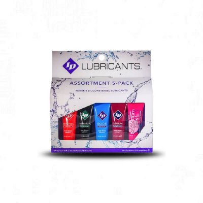 ID Lubricants Assortment 5 Pack In 12 Gram Tubes