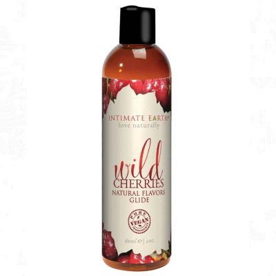 Intimate Earth Wild Cherries Natural Flavored Glide 2 Oz