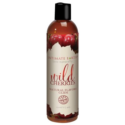 Intimate Earth Wild Cherries Natural Flavored Glide 4 Oz