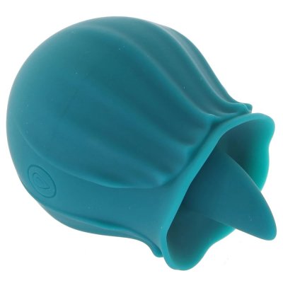 Inya The Kiss Rechargeable Tongue Stimulator In Dark Teal