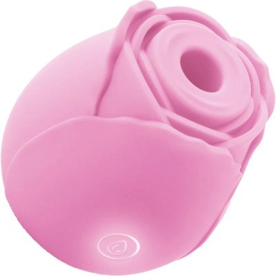 Inya The Rose Rechargeable Silicone Suction Vibrator In Pink