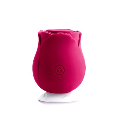 Inya The Rose Rechargeable Silicone Suction Vibrator In Rose