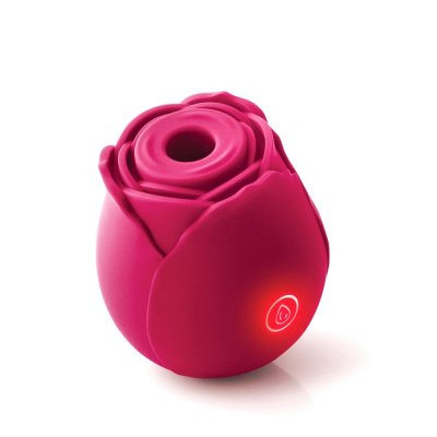 Inya The Rose Rechargeable Silicone Suction Vibrator In Rose