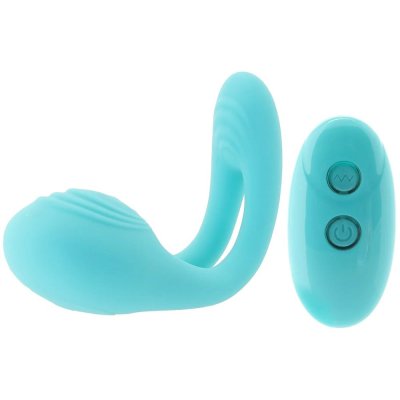 Inya Utopia Rechargeable Couple's Vibe with Remote In Teal