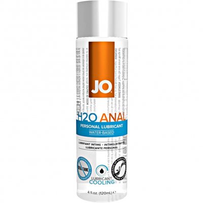 JO H2O Anal Cooling Water Based Personal Lubricant 4 Oz