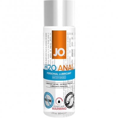JO H2O Anal Warming Personal Water Based Lubricant 2 Oz