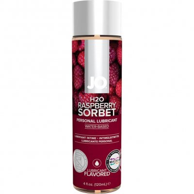 JO H2O Raspberry Sorbet Flavored Personal Lubricant 4 Oz