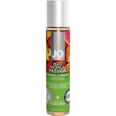 JO H2O Tropical Passion Flavored Personal Lubricant 1 Oz
