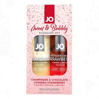 Jo Sweet & Bubbly Pleasure Flavored Personal Lubricant Set