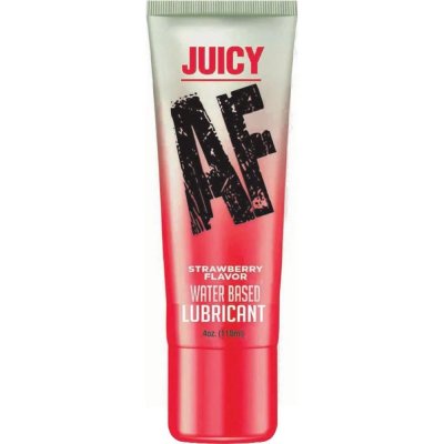Juicy AF Strawberry Water Based Lubricant In 4 Oz