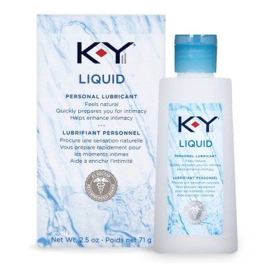 K-Y Liquid Natural Feeling Personal Water Based Lubricant 2.5 Oz