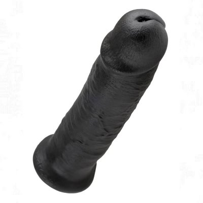 King Cock 10 inch Realistic Cock In Black