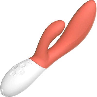 Lelo INA 3 Dual Action Rabbit Style Massager In Coral