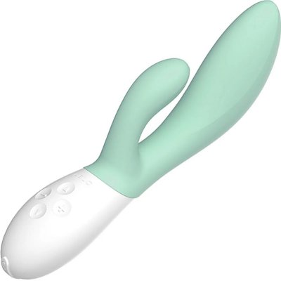 Lelo INA 3 Dual Action Rabbit Style Massager In Seaweed