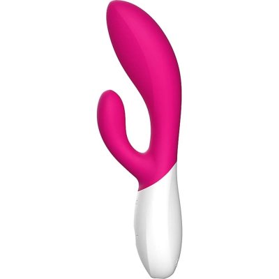 Lelo INA Wave 2 Triple Action Rabbit Style Massager In Cerise