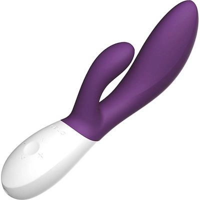 Lelo INA Wave 2 Triple Action Rabbit Style Massager In Plum