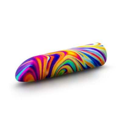 Limited Addiction Psyche Power Rechargeable Bullet Vibe-Rainbow