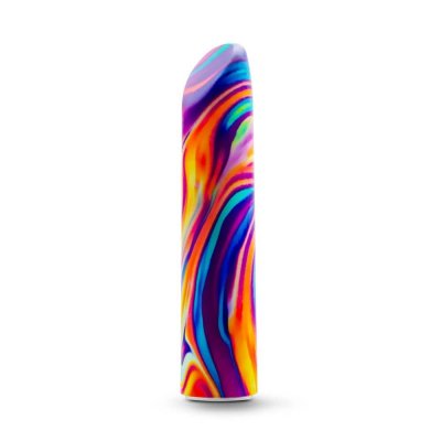 Limited Addiction Psyche Power Rechargeable Bullet Vibe-Rainbow