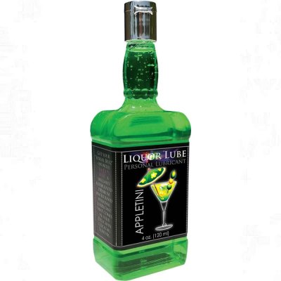 Liquor Lube Flavored Personal Lubricant In Appletini 4 Oz