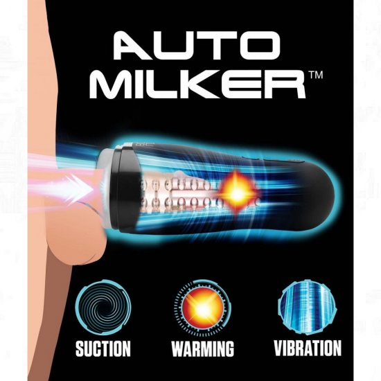 Lovebotz Auto Milker 15X Sucking Rechargeable Masturbator