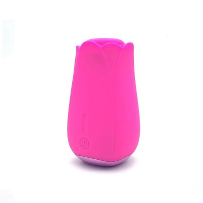 Maia Tulip Pro 15-Function Suction Vibe W/Wireless Charge-Pink