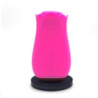 Maia Tulip Pro 15-Function Suction Vibe W/Wireless Charge-Pink