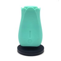 Maia Tulip Pro 15-Function Suction Vibe W/Wireless Charge-Teal