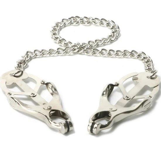 Master Series Sterling Monarch Nipple Vice Clamps In Silver