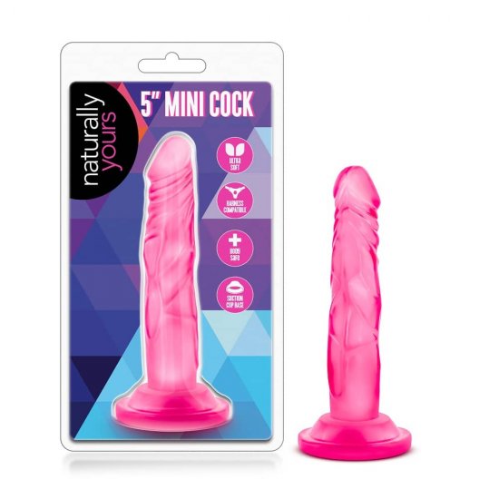Naturally Yours 5 inch Mini Cock In Pink