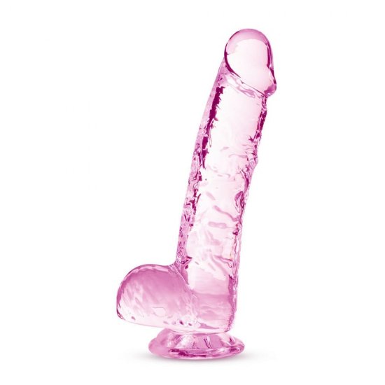 Naturally Yours 6 inch Crystalline Dildo In Rose