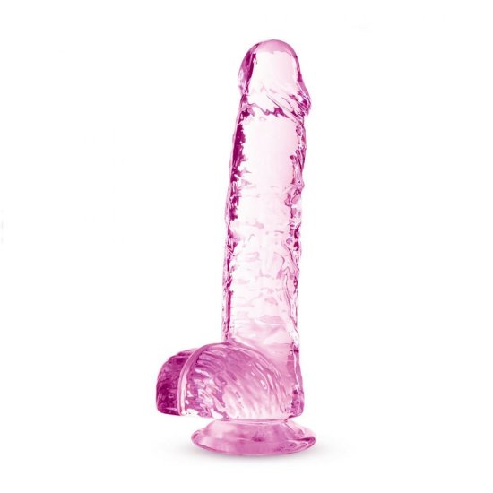 Naturally Yours 6 inch Crystalline Dildo In Rose