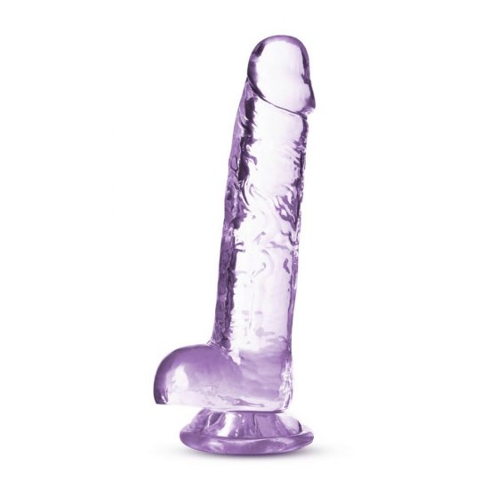 Naturally Yours 7 inch Crystalline Dildo In Amethyst
