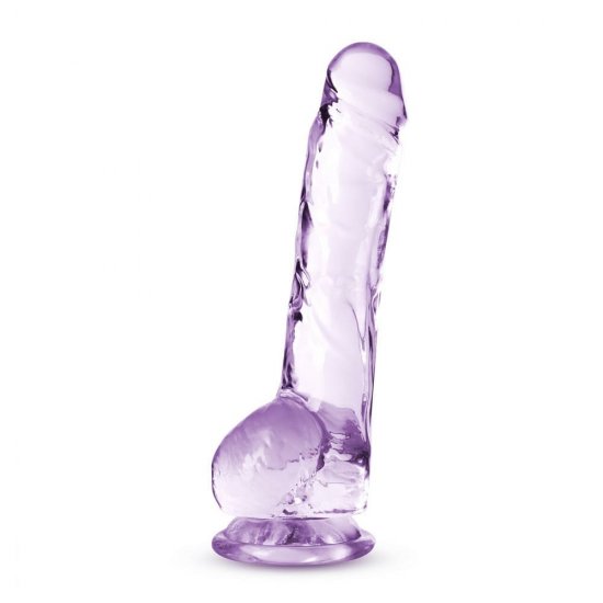 Naturally Yours 8 inch Crystalline Dildo In Amethyst