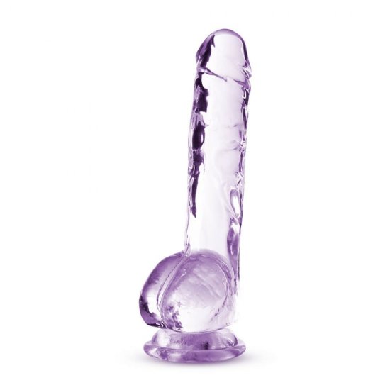 Naturally Yours 8 inch Crystalline Dildo In Amethyst