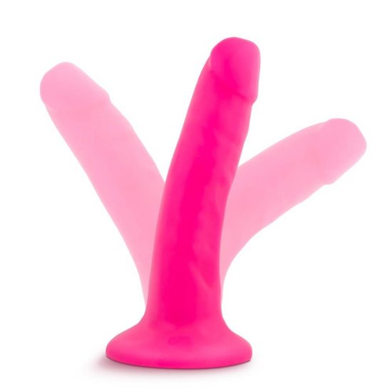 Neo 6 inch Sensa Feel Dual Density Cock In Neon Pink