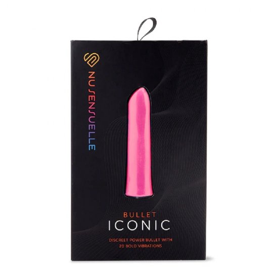 Nu Sensuelle Iconic Rechargeable Silicone Bullet Vibe In Pink