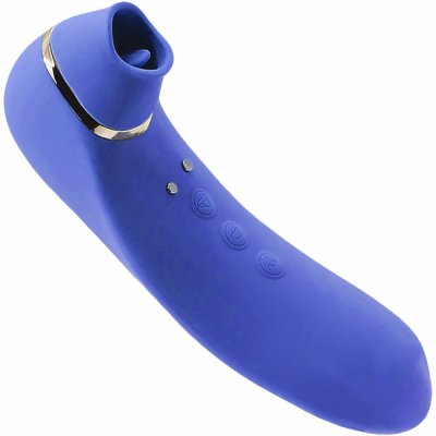 Nu Sensuelle Trinitii 3-in-1 Suction Tongue Vibe In Ultra Violet