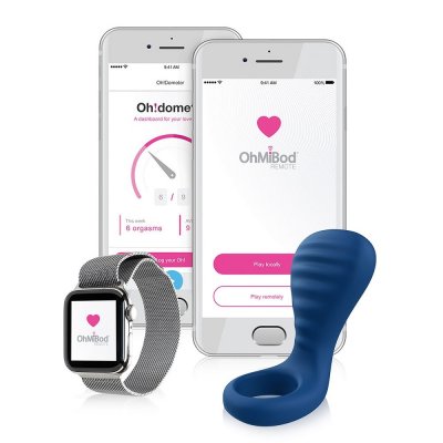 Ohmibod Blumotion Nex 3 Bluetooth App Controlled Couples Ring