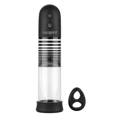 Optimum Series Rechargeable EZ Penis Pump Kit In Black/Clear