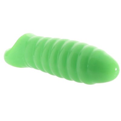 Ouch! Glow In The Dark Swirl Thick Stretchy Penis Extension