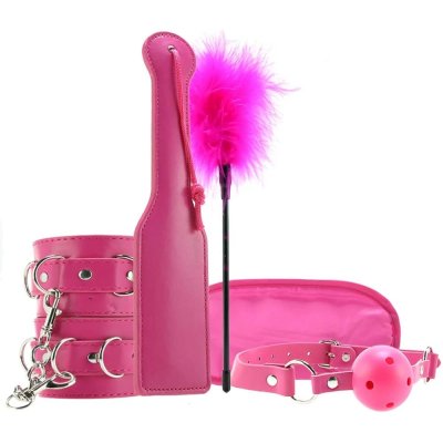 Ouch Introductory Bondage Kit #4 In Pink