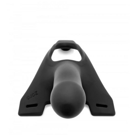 Perfect Fit Zoro 5.5 inch Hollow Silicone Strap-On Set In Black