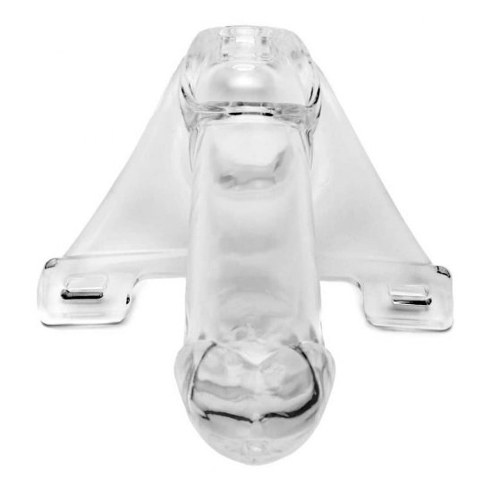 Perfect Fit Zoro Knight 6" Silicone Hollow Strap-On Set In Clear