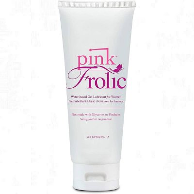 Pink Frolic Water Based Gel Lubricant for Women 3.3 Oz Tube