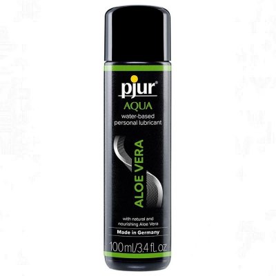 Pjur Aqua Aloe Water Based Personal Lubricant In 3.4 Oz