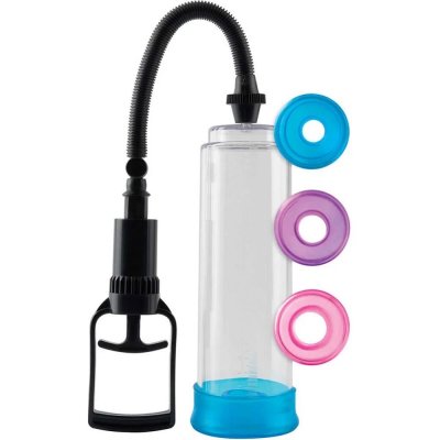 Pump Worx Cock Trainer Penis Pump System In Clear/Black