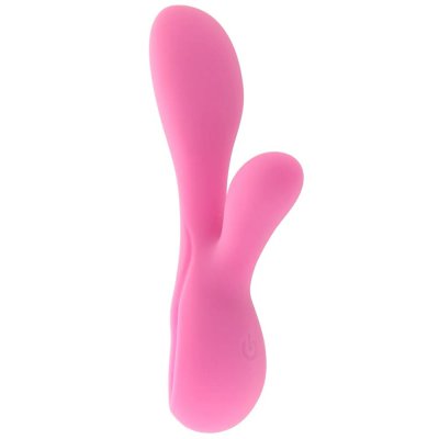 Revel Galaxy Rechargeable Rabbit Style Silicone Vibrator In Pink