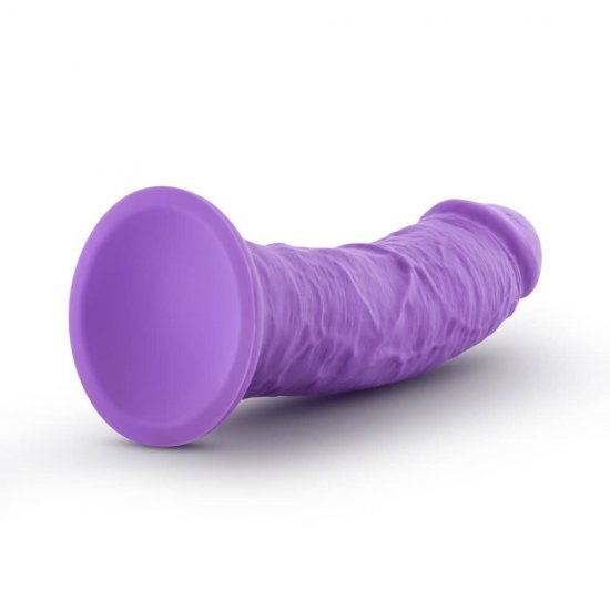 Ruse Jammy 8 inch Silicone Dildo with Suction Cup In Purple