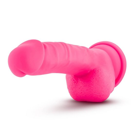Ruse Shimmy Realistic 8.75 inch Silicone Dildo In Hot Pink