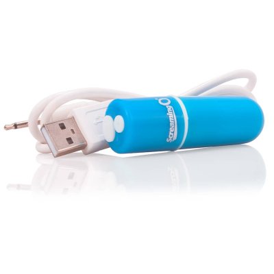 Screaming O Charged Vooom Rechargeable Bullet Vibe In Blue
